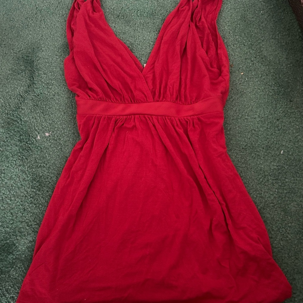 Red babydoll top Bitten by Sarah Jessica Parker - Picture 3 of 4
